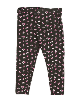 Hnědé květinové legíny Primark 