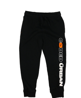 Černé tepláky s nápisem F&F