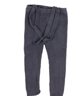 Tmavé pletené legíny se šly 