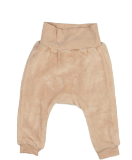 Hnědé vyteplené chlupaté legíny H&M