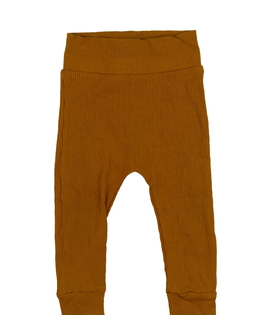 Hnědé žebrované legíny George