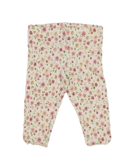 Krémové květinové legíny F&F