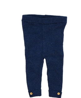 Modré pletené legíny Tu 