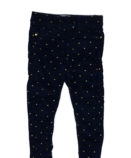 Tmavě modré džegíny se srdíčky Primark 