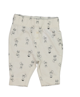 Bílé legíny s liškou 