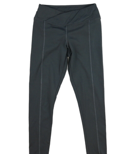 Šedé legíny s vyšším pasem 