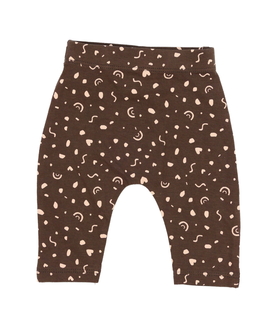 Hnědé vzorované legíny George