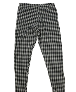 Kostkované bílo-černé legíny Primark 
