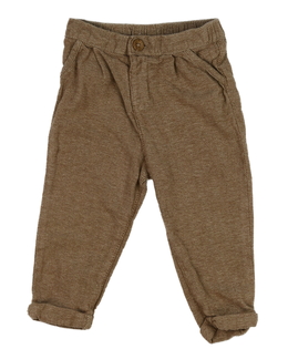 Hnědé vzorované kalhoty F&F