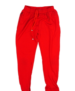 Červené slabé tepláky 