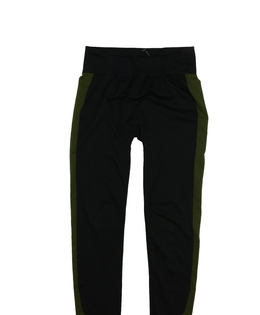 Černo-zelené sportovní legíny H&M