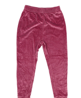 Růžové semišové tepláky Nutmeg