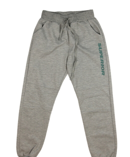 Šedé melírované tepláky 