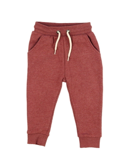 Cihlové melírované tepláky Tu 