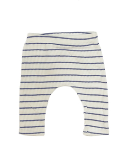 Bílé legíny s modrými pruhy Next