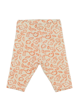 Bílé legíny s oranžovými vzory Mothercare