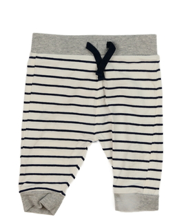 Bílé tepláčky s modrými pruhy Next