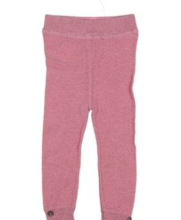 Růžové legíny s metalickým vláknem Mothercare
