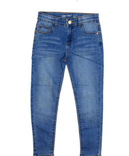 Modré melírované rifle skinny Primark
