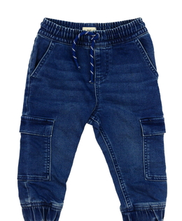 Modré melírované rifle F&F