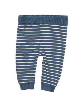 Modré legíny s bílými pruhy F&F