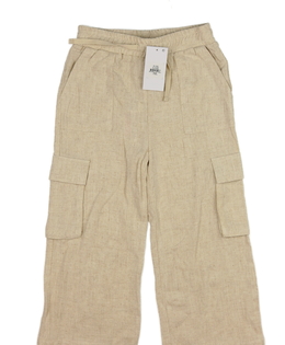 Nové hnědé slabé kalhoty Primark 