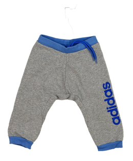 Šedo-modré tepláky Adidas 