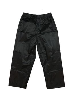 Černé kalhoty do deště 