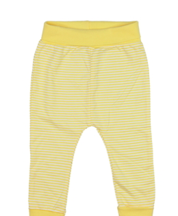 Žluté pruhované tepláčky 