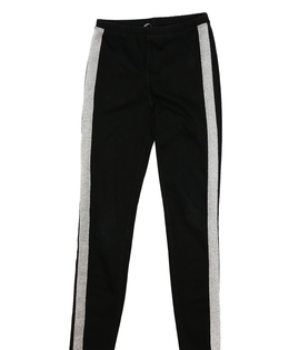 Černé pevné legíny s lesklým pruhem Calzedonia 