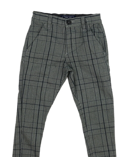 Šedé pruhované kalhoty Next