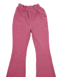 Růžové zvonové teplejší kalhoty Primark 