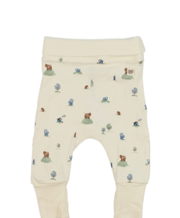 Krémové legíny s medvědem F&F