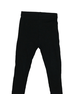 Černé žebrované legíny George