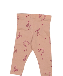 Růžové legíny s mašlemi Primark 