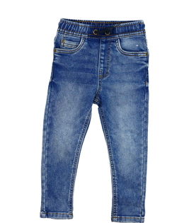 Modré melírované rifle Nutmeg