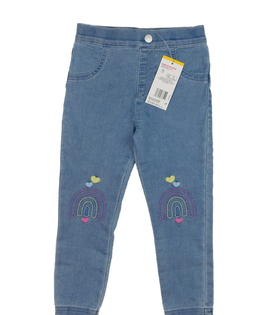 Nové modré džegíny s duhou F&F