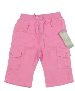 Nové růžové široké kalhoty 