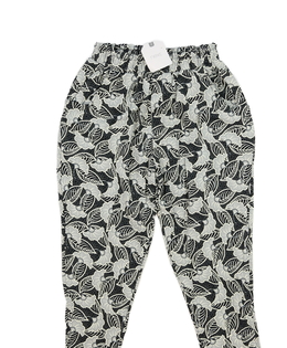 Nové šedé vzorované vzdušné kalhoty Next