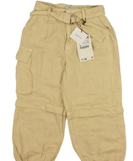 Nové hnědé široké kalhoty Zara