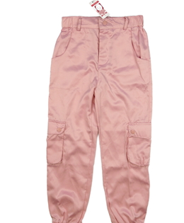 Nové růžové letní vzdušné kalhoty 