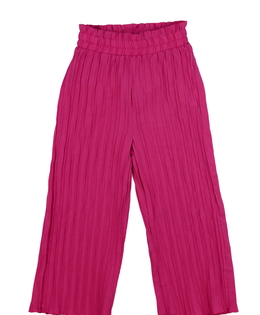 Růžové široké kalhoty 