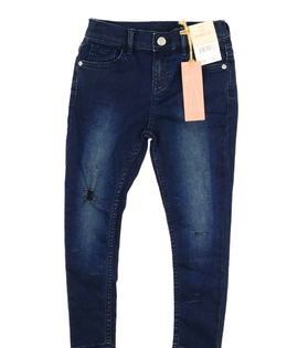 Nové tmavě modré trhané skinny rifle F&F