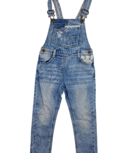 Modré rifle s laclem a krajkou Next