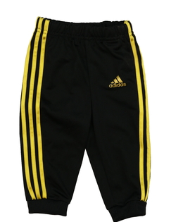 Černo-zlaté tepláky Adidas