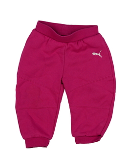 Sytě růžové tepláky Puma 