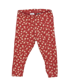 Červené květinové legíny Primark 