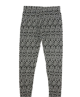 Černé vzorované legíny Primark 