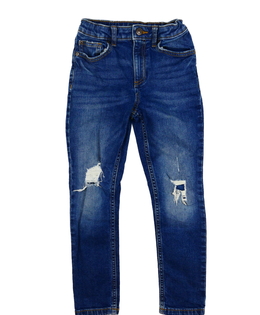 Modré trhané rifle River Island 