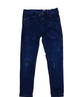 Tmavě modré rifle skinny fit 